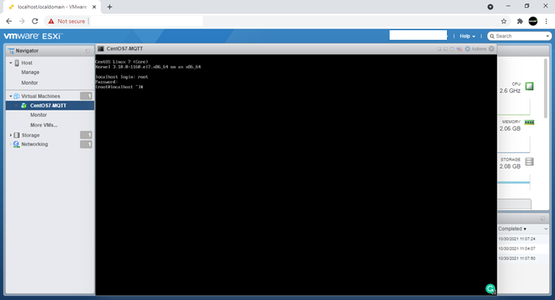 CentOS 7.0 Installation - the First VM
