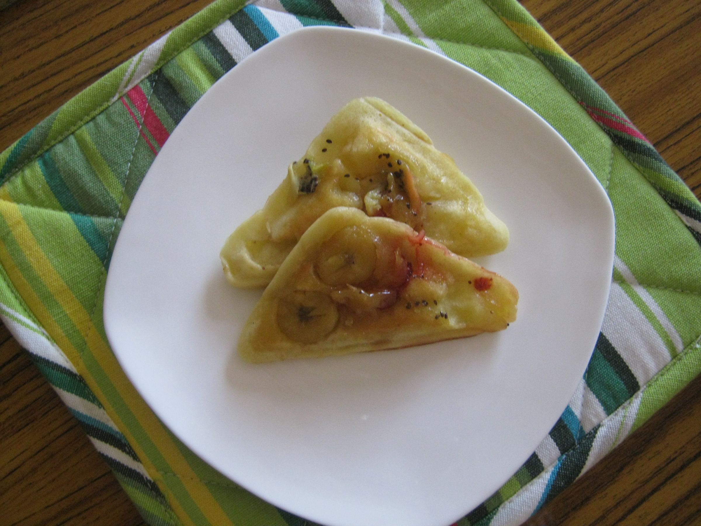 Upside Down Fruit Cake in a Sandwich Maker
