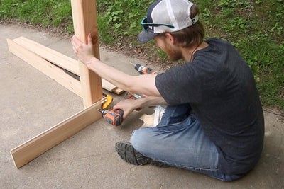 Attach the Boards to the Legs