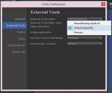 Unity and Visual Studio