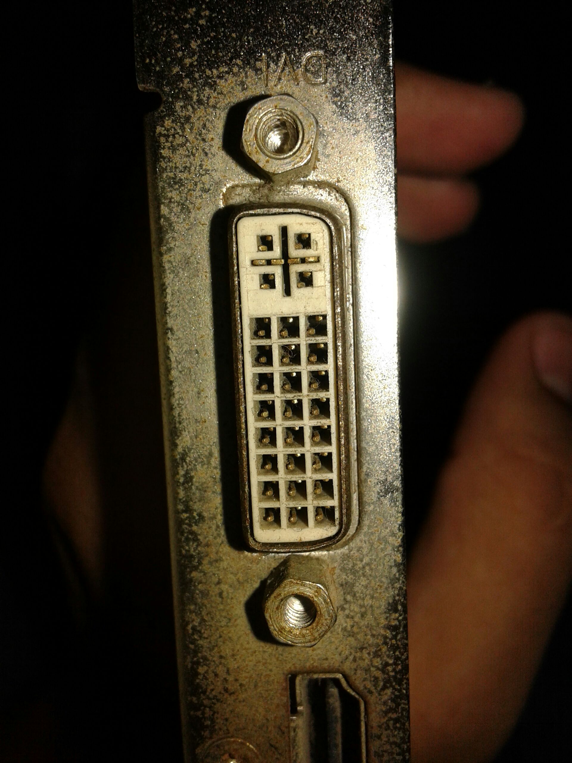 Homemade DVI-I to DVI-D converter