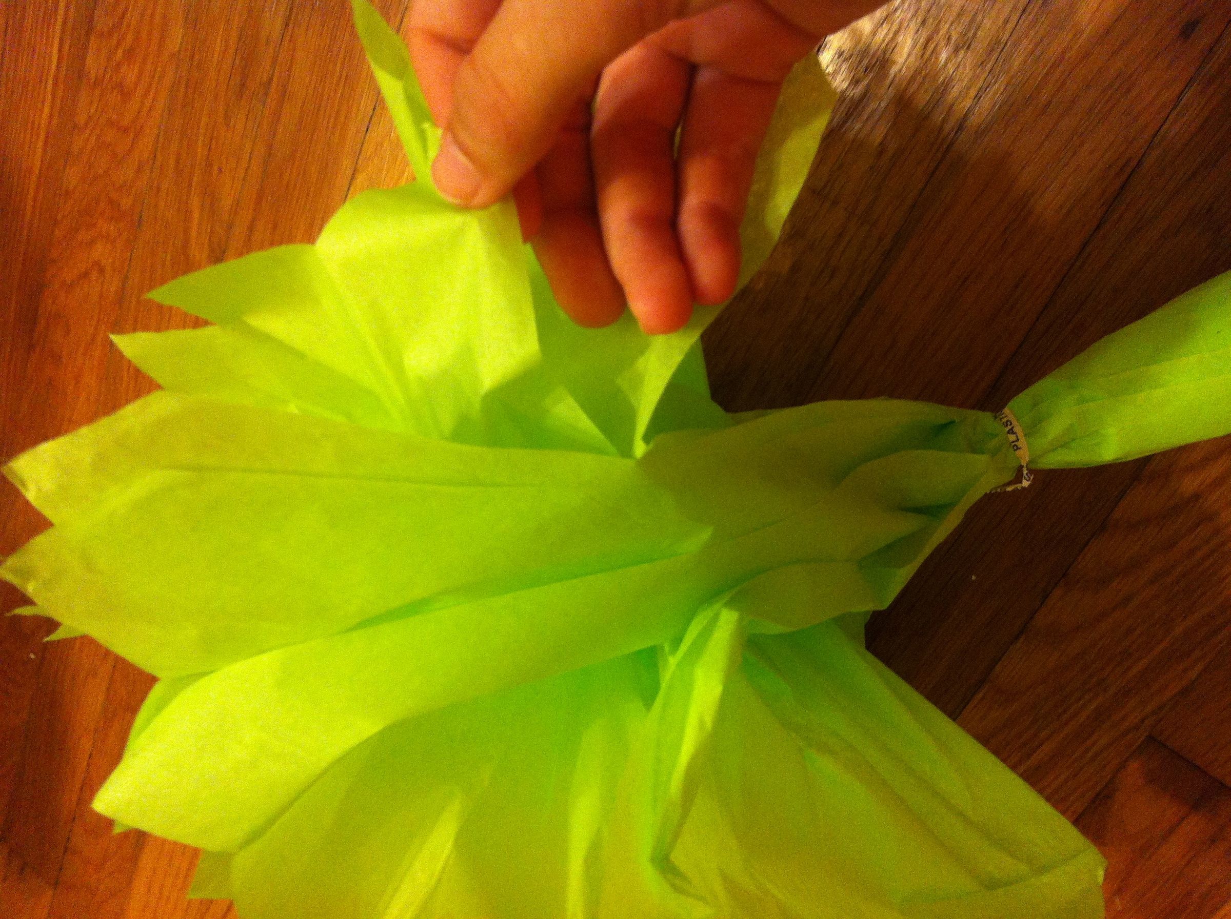 Tissue Paper Ball 6 Steps Instructables