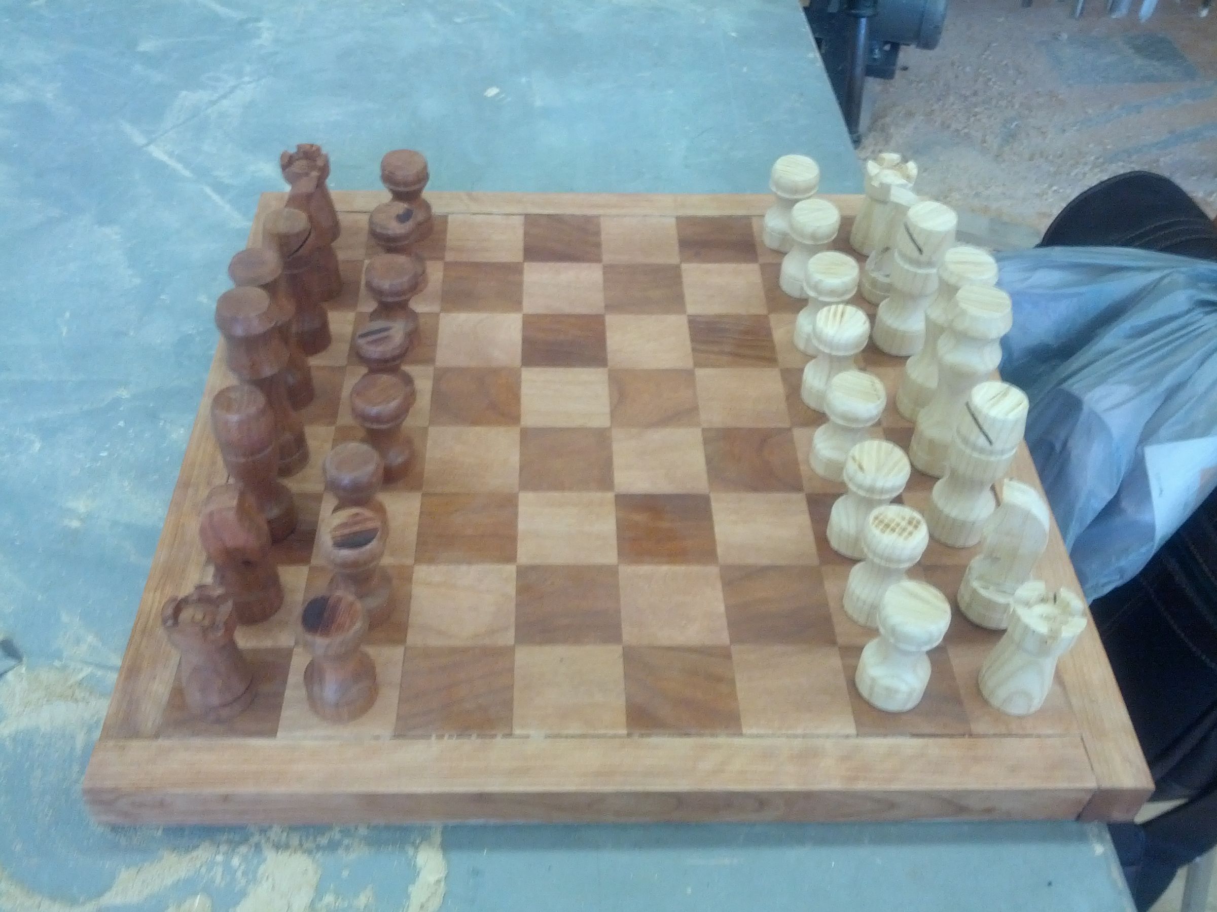 diy chess board kit