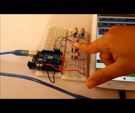 Arduino powered by your SmartPhone (using SERIAL )  - Part 1 - Sound and Vibration Actions 