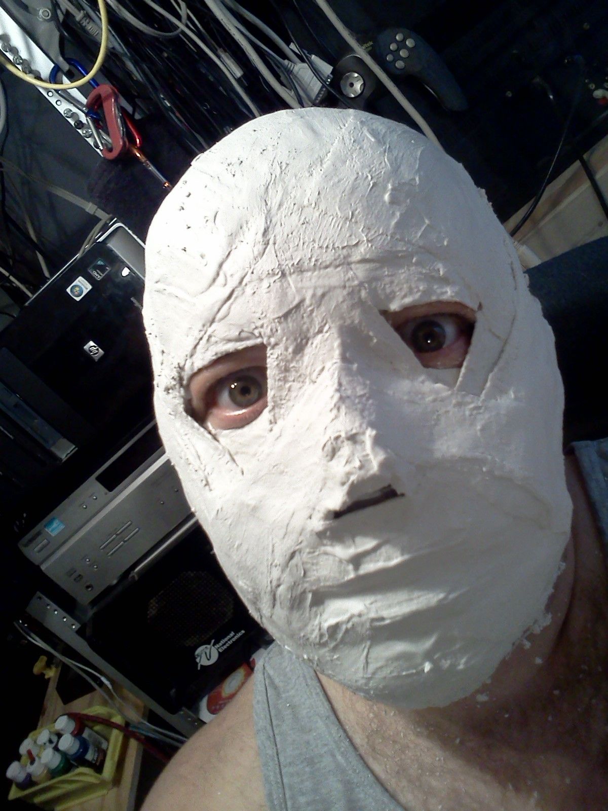 Handmade Iconic Skull Mask Death Costume for Halloween 11 Steps (with