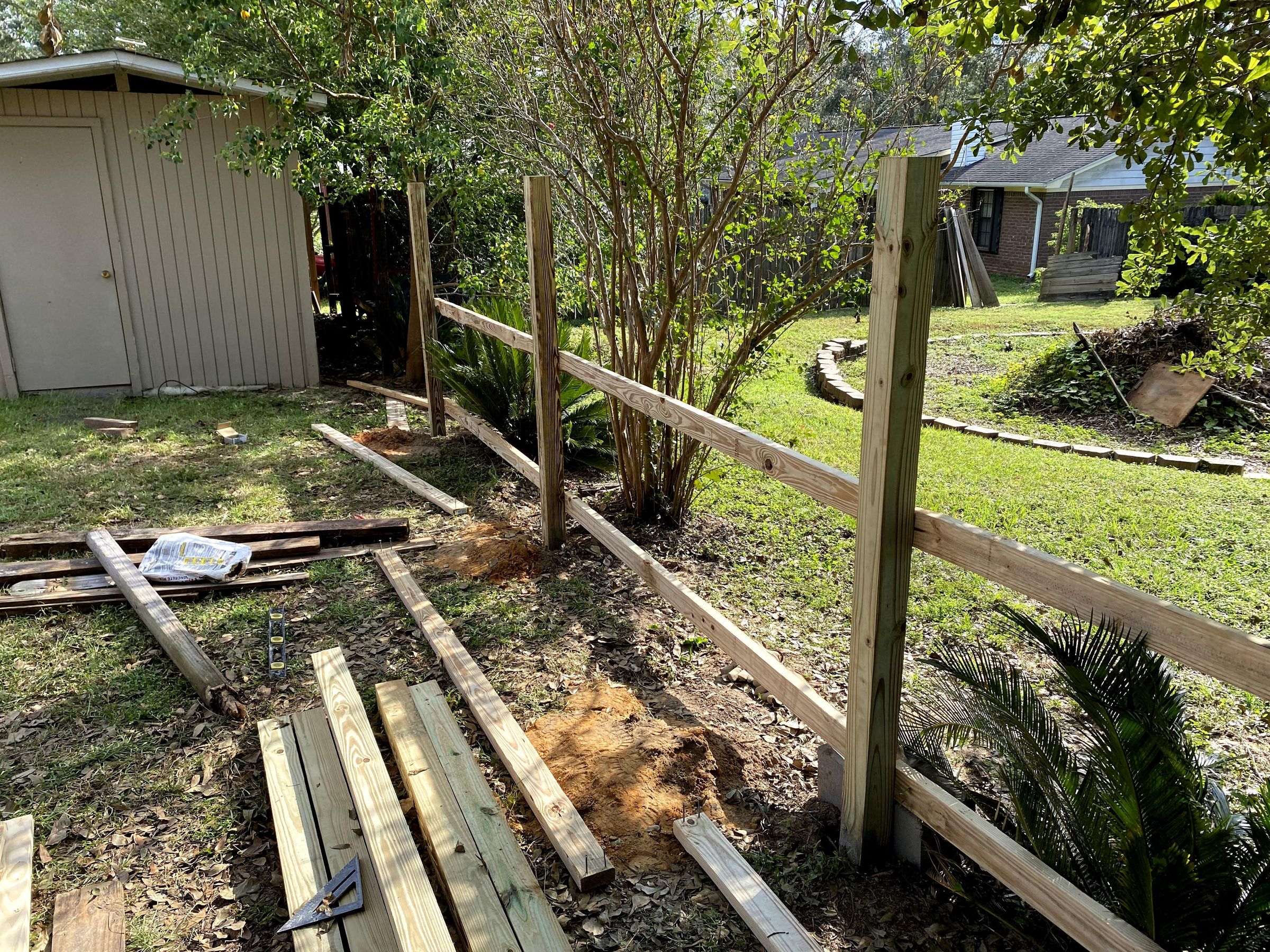 Build a DogEar Fence From Scratch 5 Steps (with Pictures