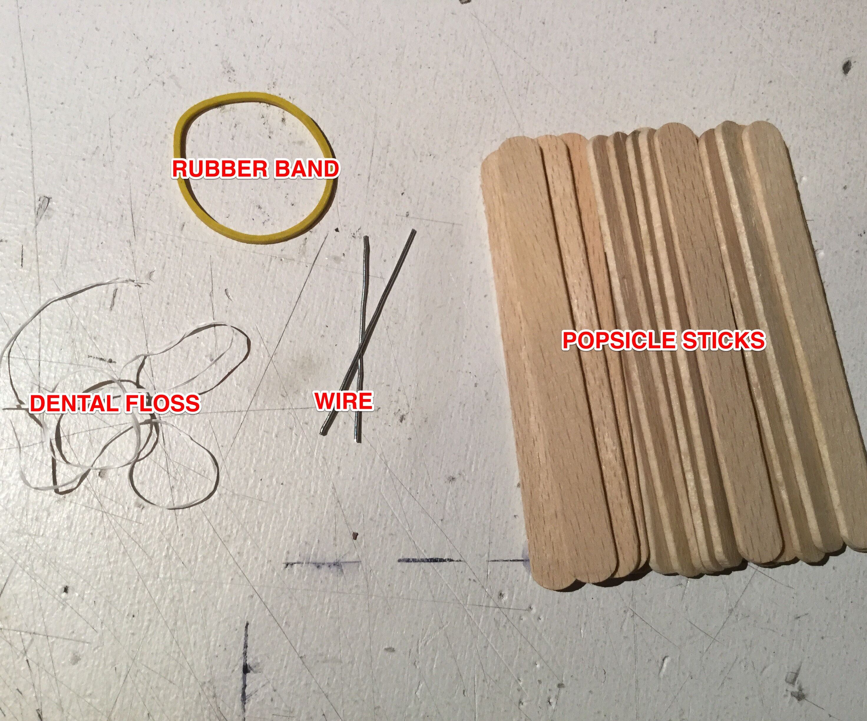 MINI POPSICLE STICK BOW AND ARROW