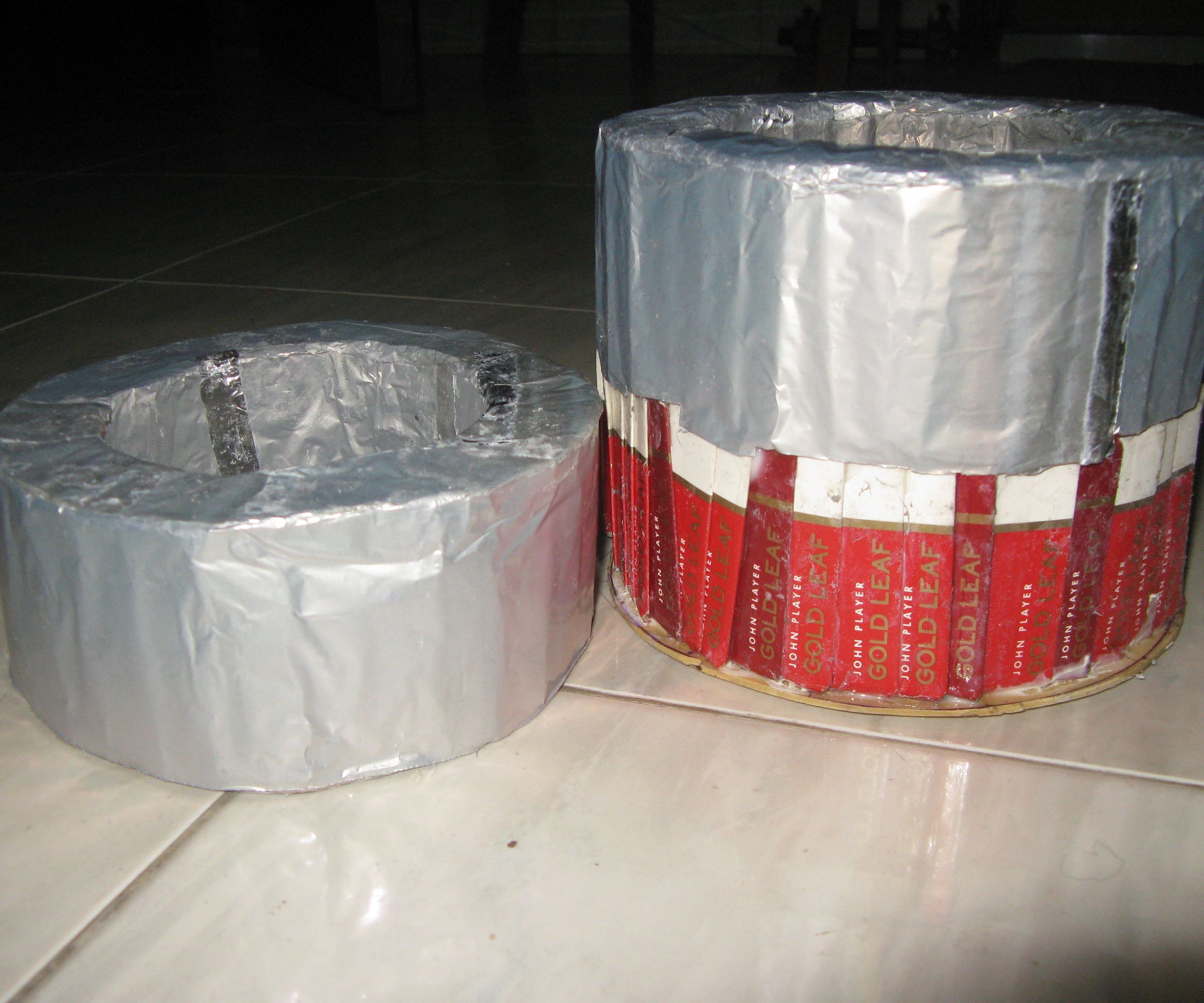 Ashtray Made of Total Waste Material