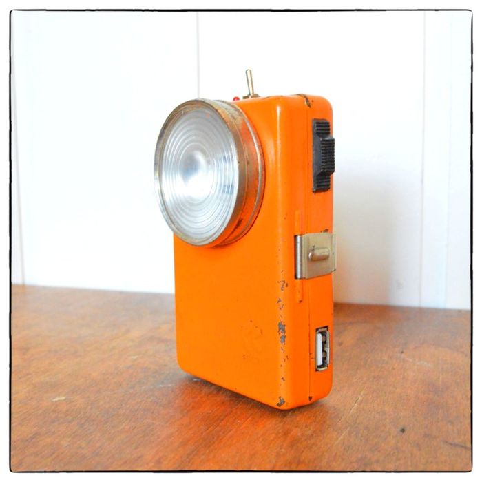 Lampe De Poche Varta Orange Vintage Lampe De Poche Varta Orange Vintage