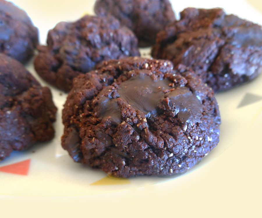 Vegan Double Chocolate Cookies