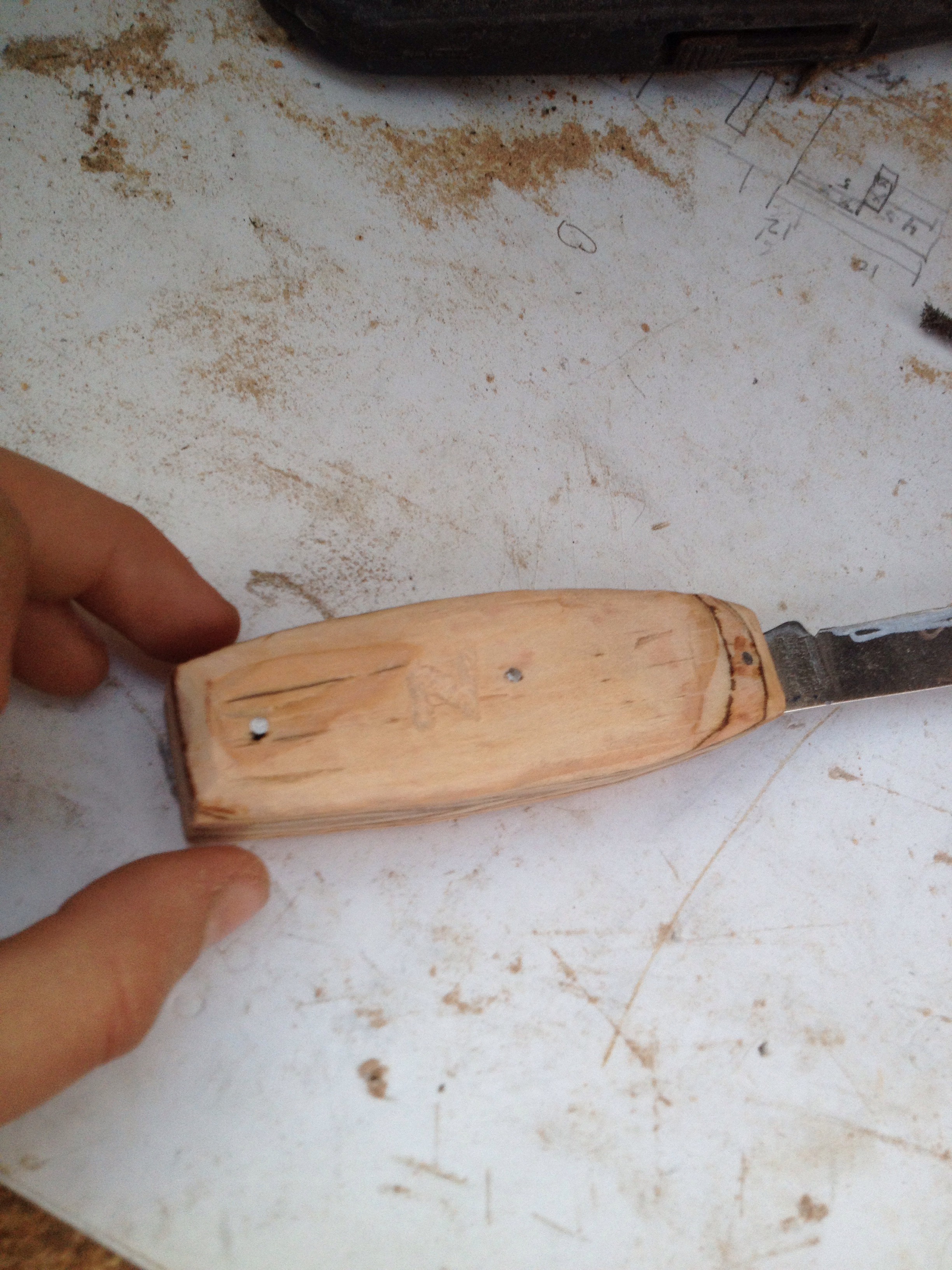 Plywood Knife 9 Steps Instructables