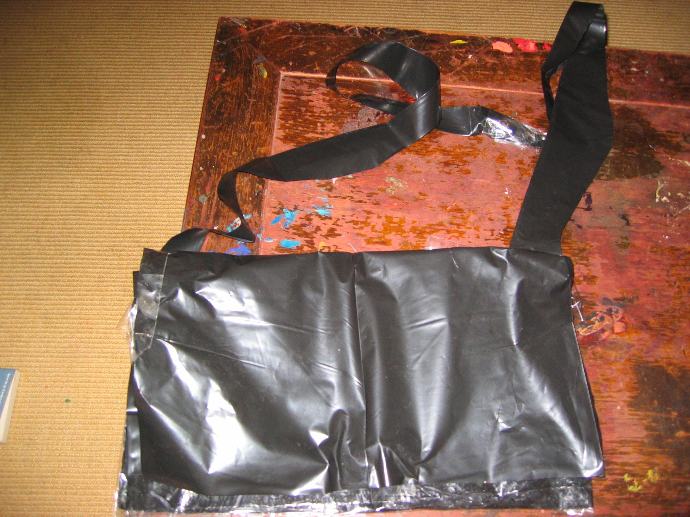 Garbage Bag Messanger Bag
