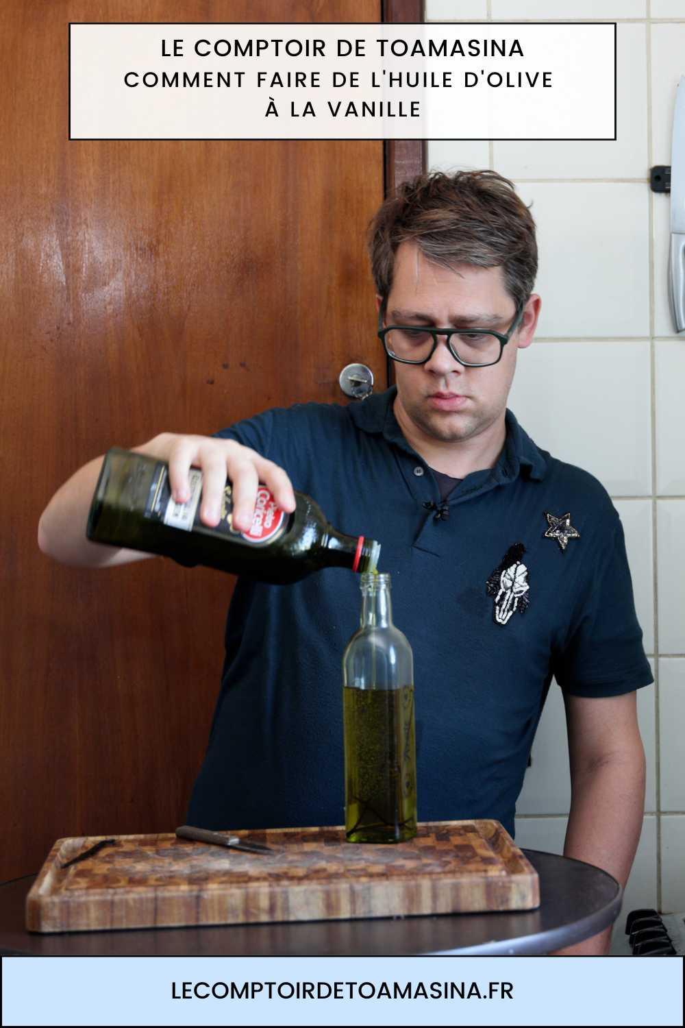 Huile D'Olive Parfumée À La Vanille - Recette Facile