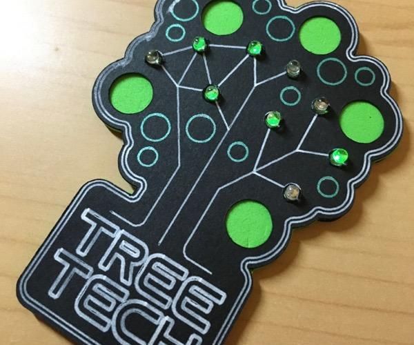 LED Badge With Cricut