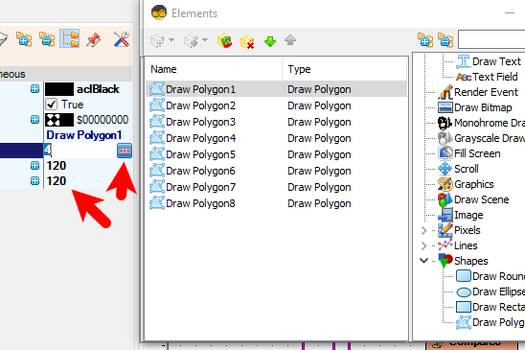 In Visuino Set the Display In Visuino Set the Display