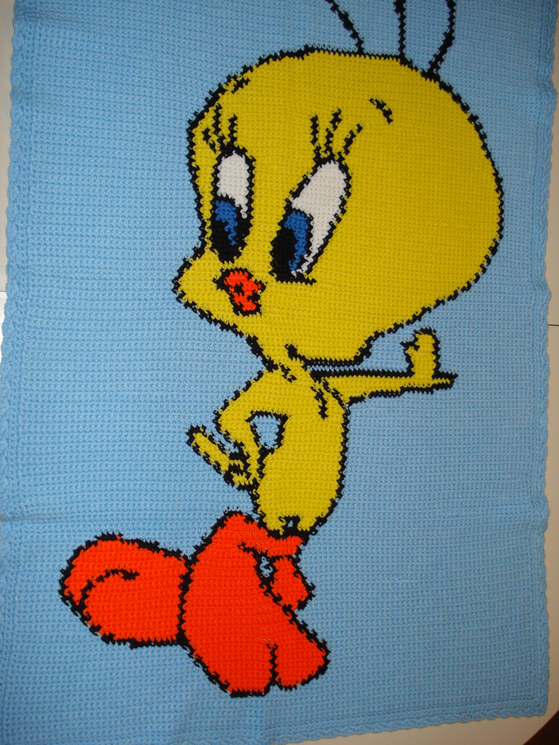Tweety Bird Afghan