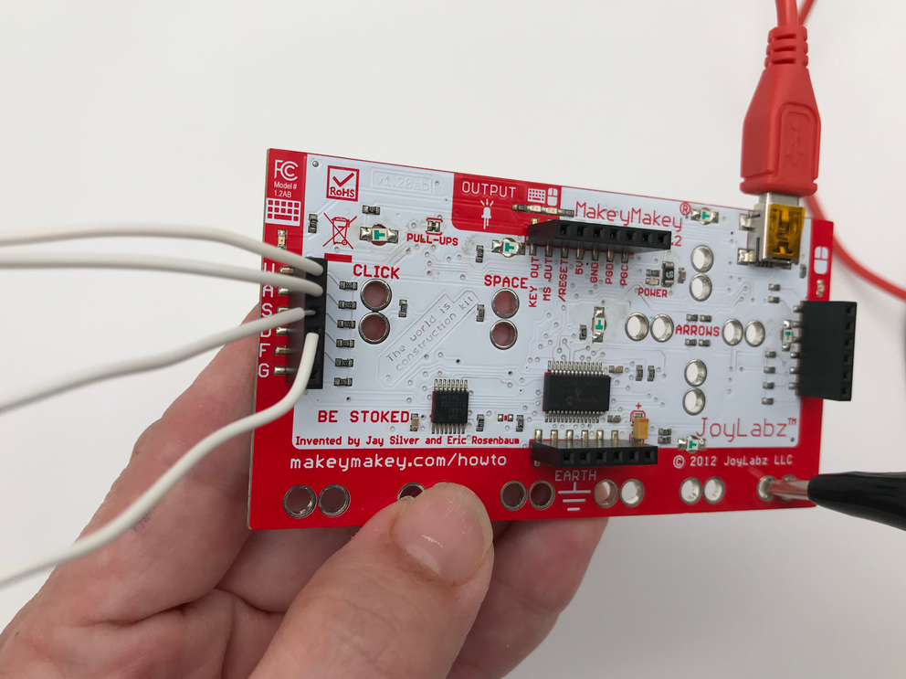 Learn How to Use the Back of the Board and WASDFG Inputs : 6 Steps
