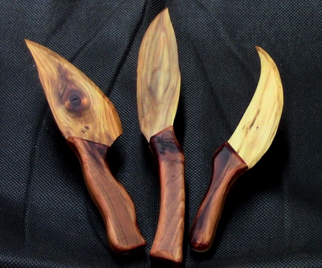 Wooden Cheese Knives