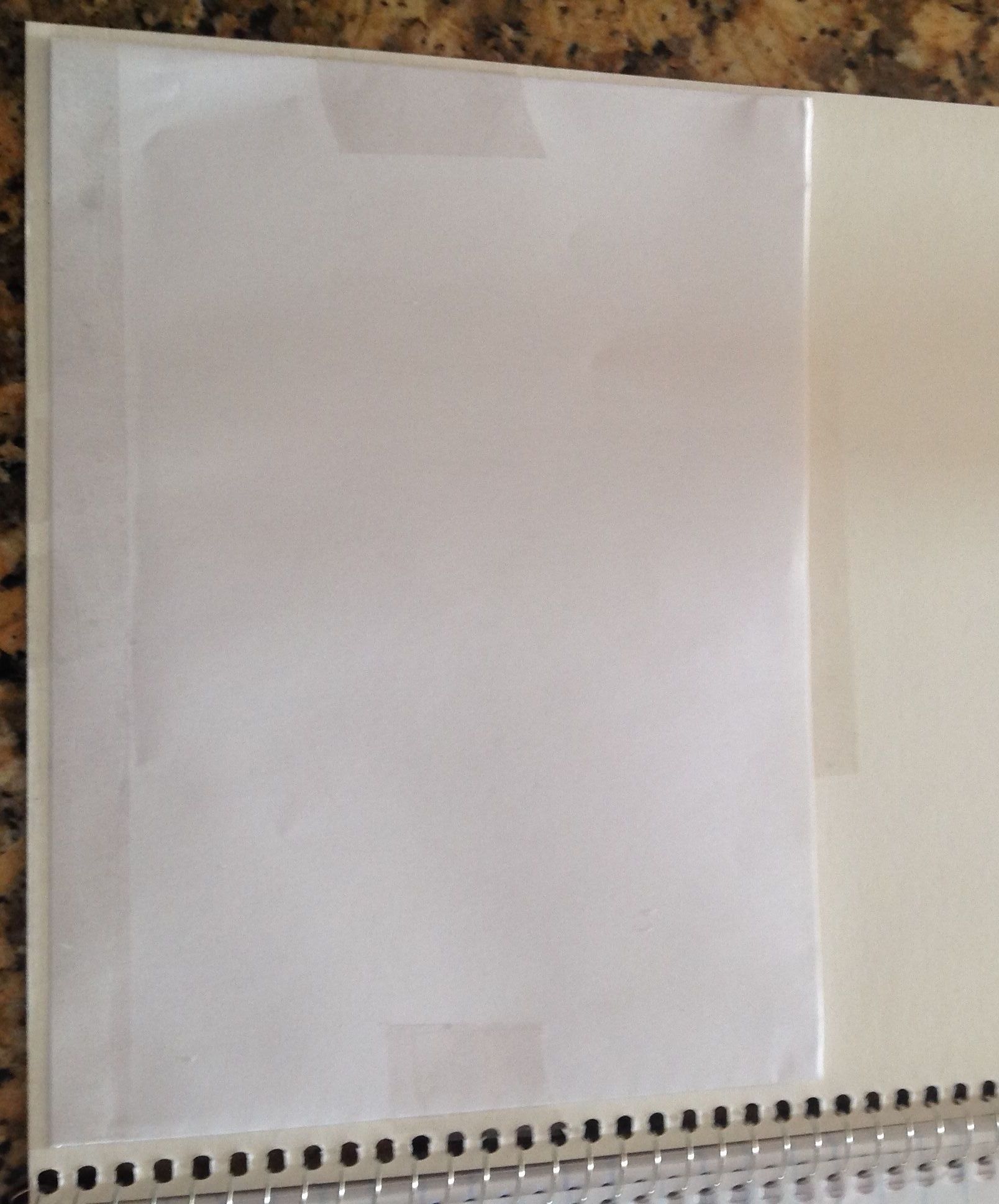 How Make a Paper Pocket/sleeve in a Notebook