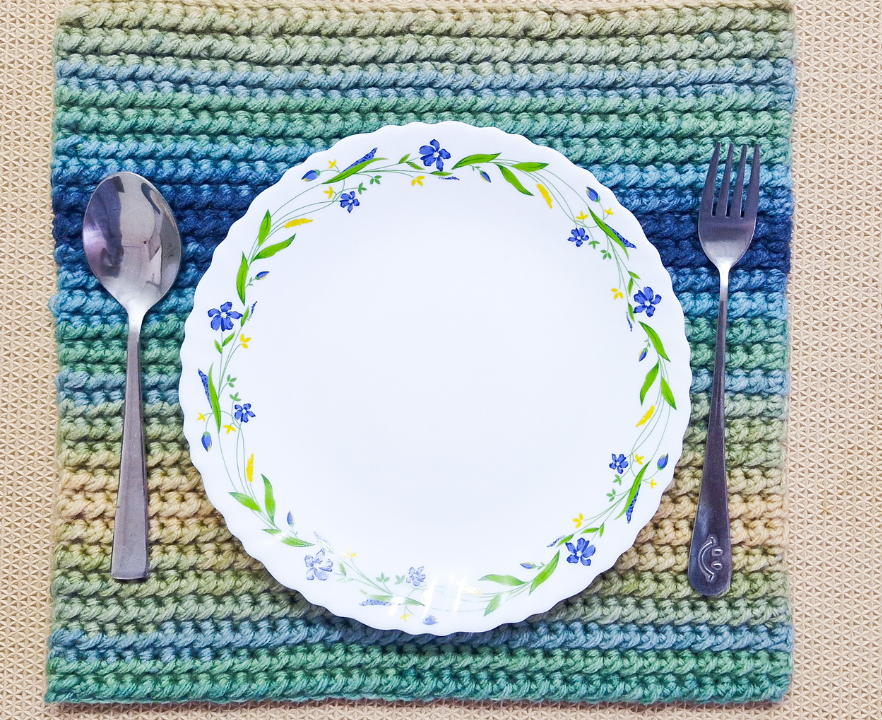Gradient Crochet Tablemat