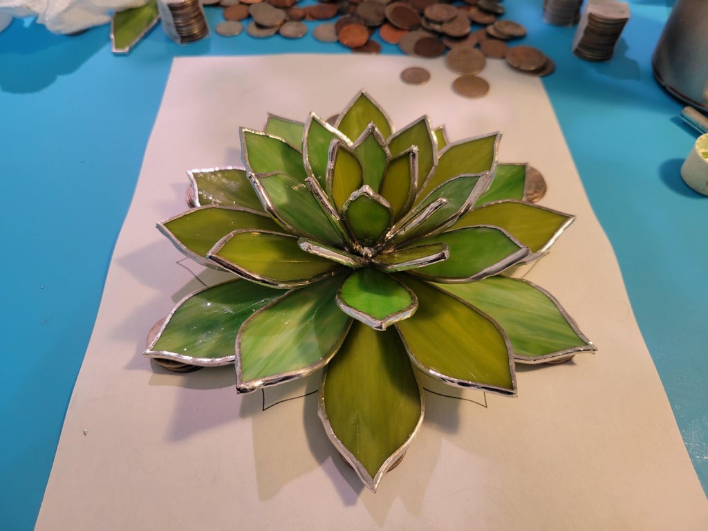 Stained Glass Succulent Pattern : 11 Steps (with Pictures) - Instructables stained-glass-succulent-pattern-11-steps-with-pictures-instructables