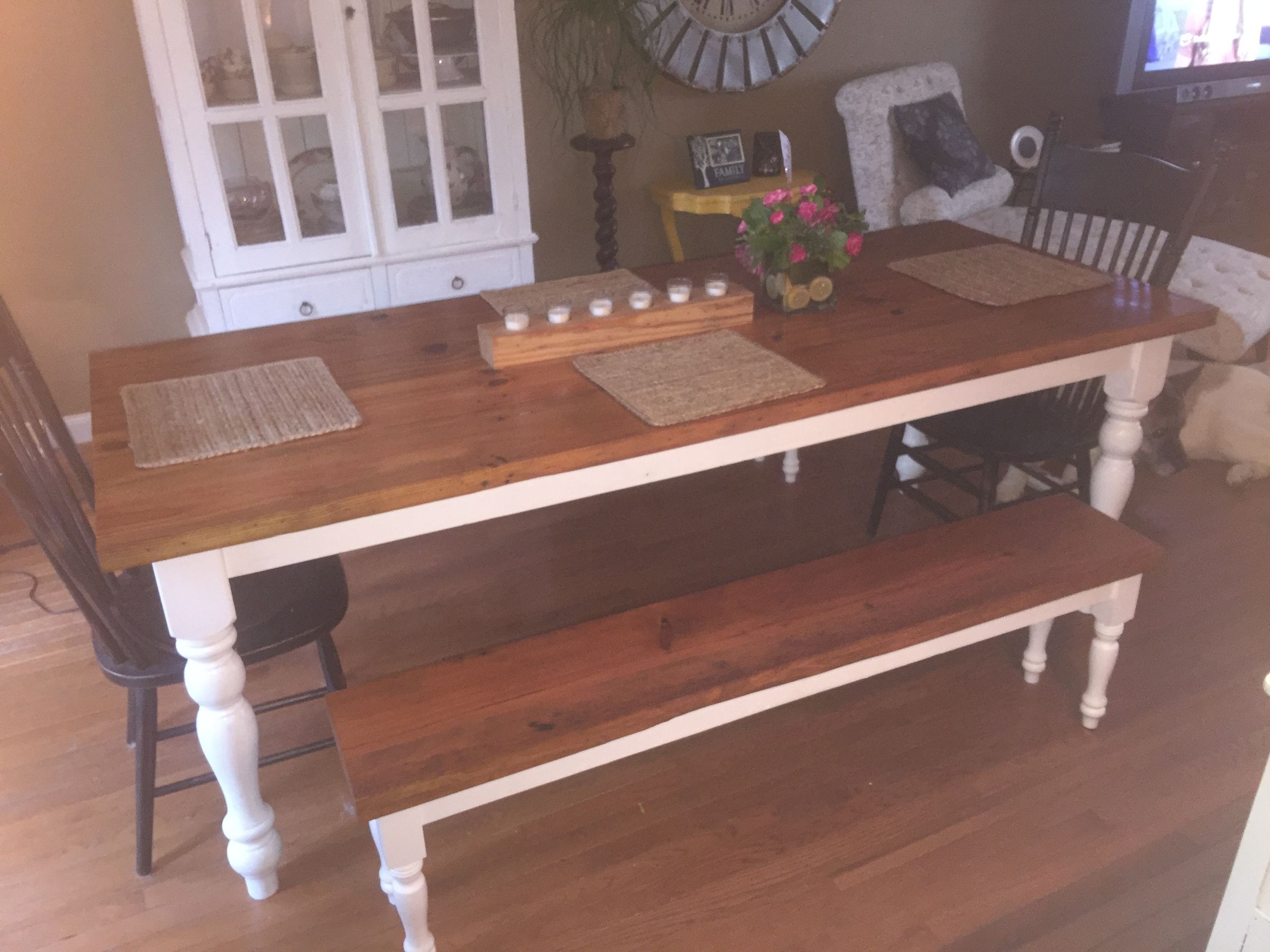 Another Farmhouse Table (and Benches) 10 Steps (with Pictures