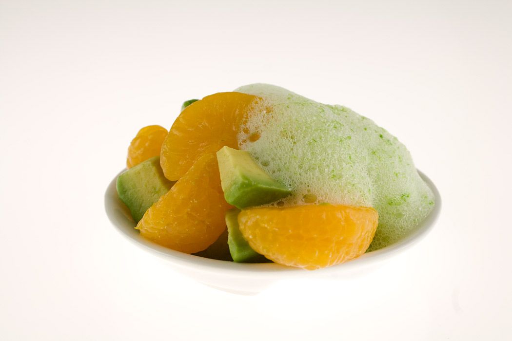 Molecular Gastronomy - Chives Foam