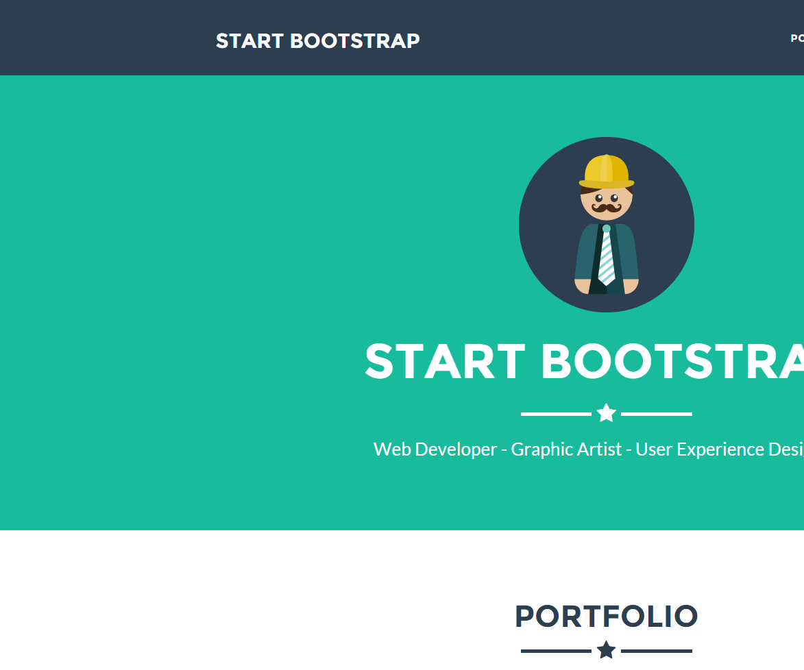 Creating a Simple Online Portfolio Using a BootStrap Template