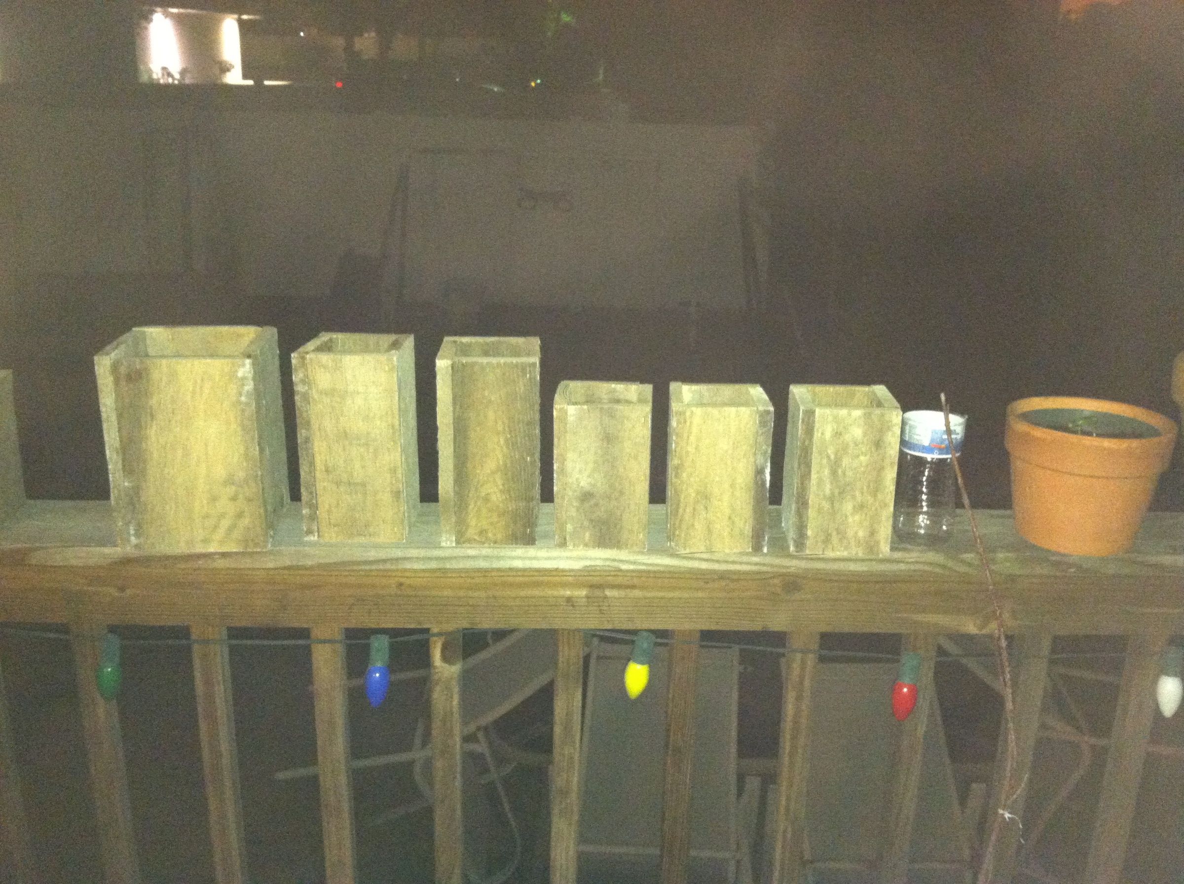 Recycled Pallet Planter Boxes