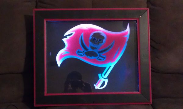 Etched Glass With Light Up Frame