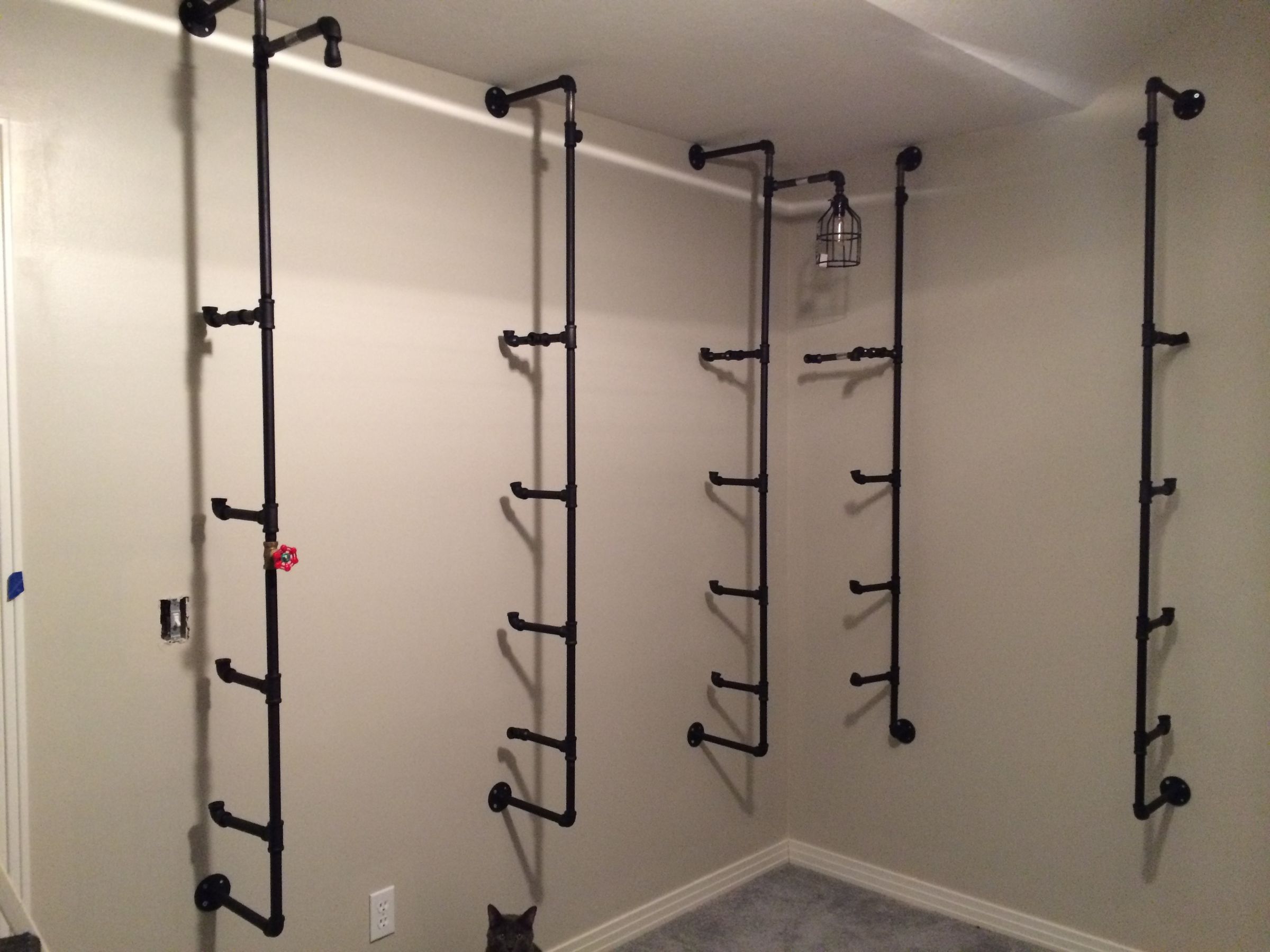 Lighted Pipesupported Shelves 10 Steps (with Pictures) Instructables