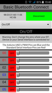 Part 3: the Basic Bluetooth Connect App - the On/Off Function
