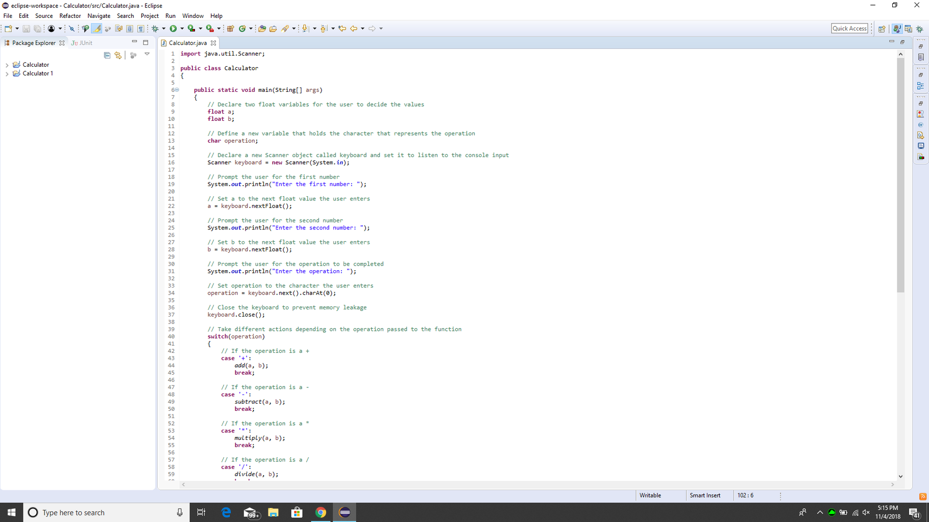 Simple Java Calculator Intro : 9 Steps - Instructables