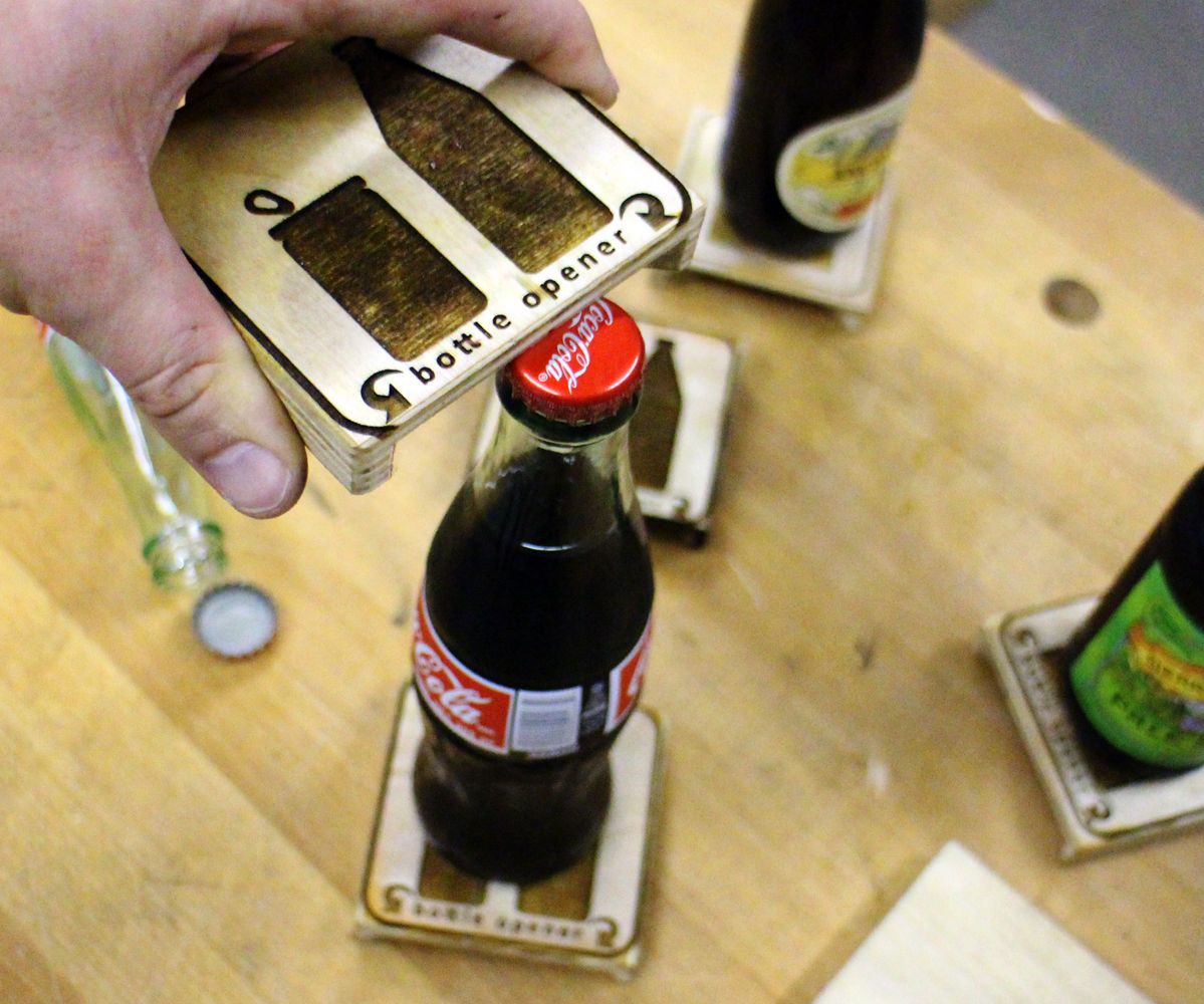 Coaster Bottle Opener 8 Steps (with Pictures) Instructables