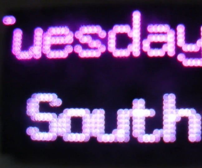 Raspberry Pi Scrolling Sign