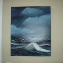 Ocean Storm Oil Painting