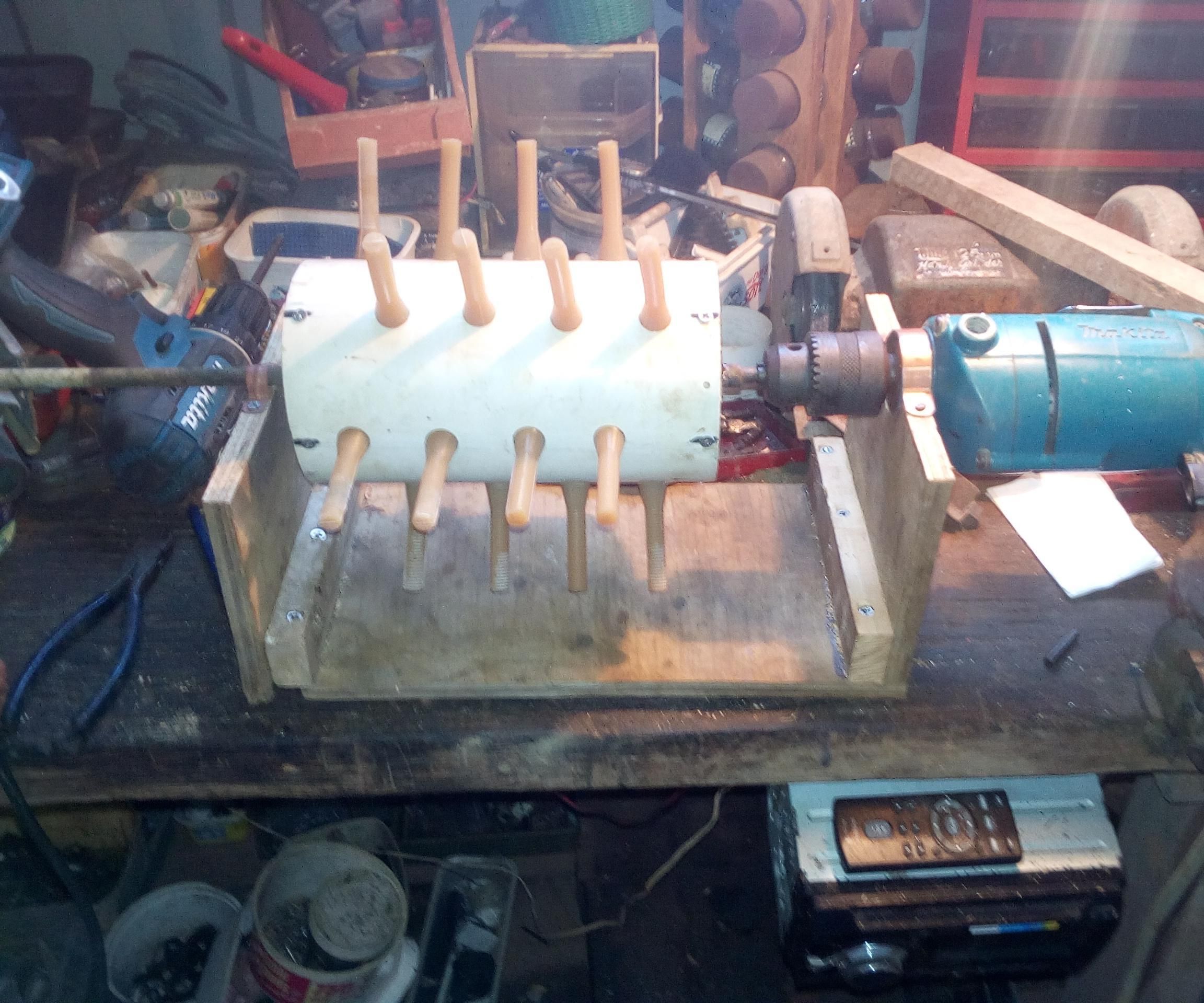 Make a Chicken/duck/bird Plucker