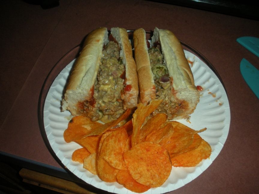 Buttery Ground Meat Sandwich or the Jax Artery Clogger