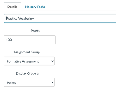 Setup Your Quiz. 