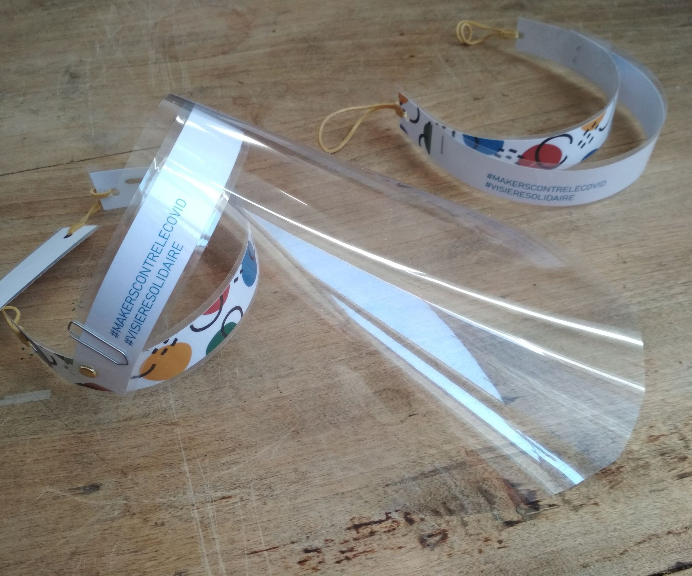 Face Shield Against COVID With Laminator or Hair Straightener