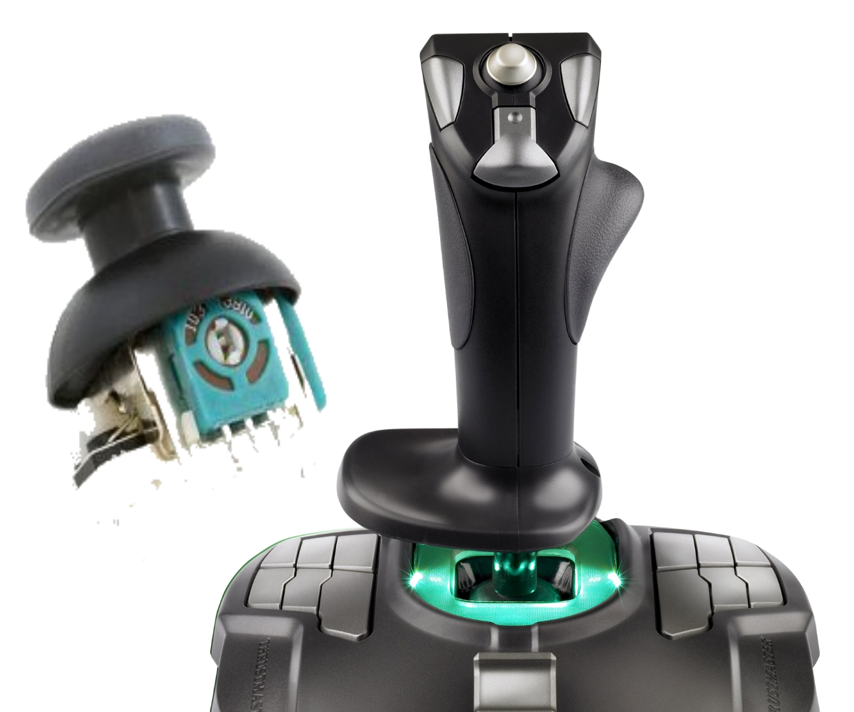 Analog for T16000M Joystick