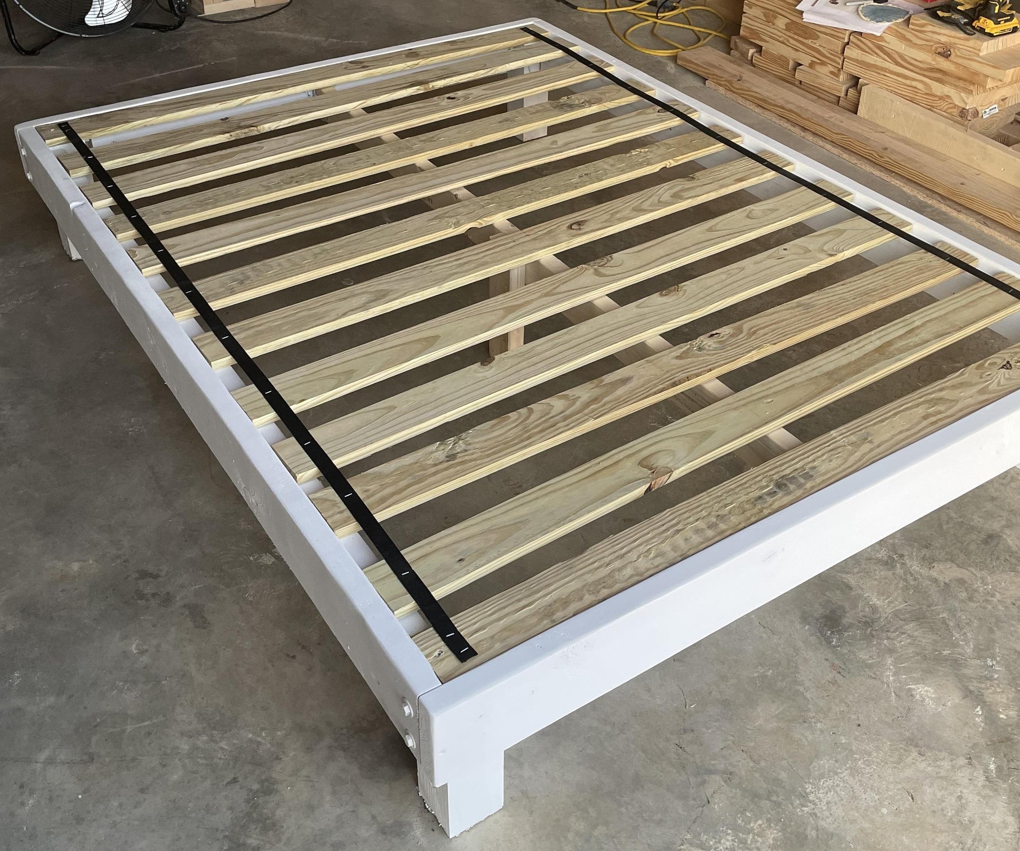 How to Build a Simple Queen Bed Frame From Dimensional Lumber 6 Steps