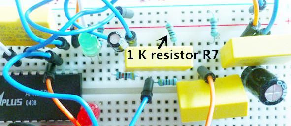 Put Into the Resistor R0,R6,R7,R1, Capacitor C5,  Electret Microphone