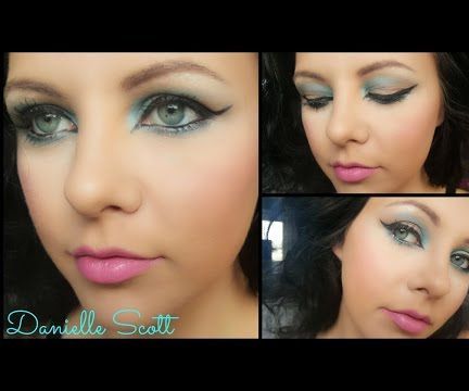 Blue Ice Makeup Look
