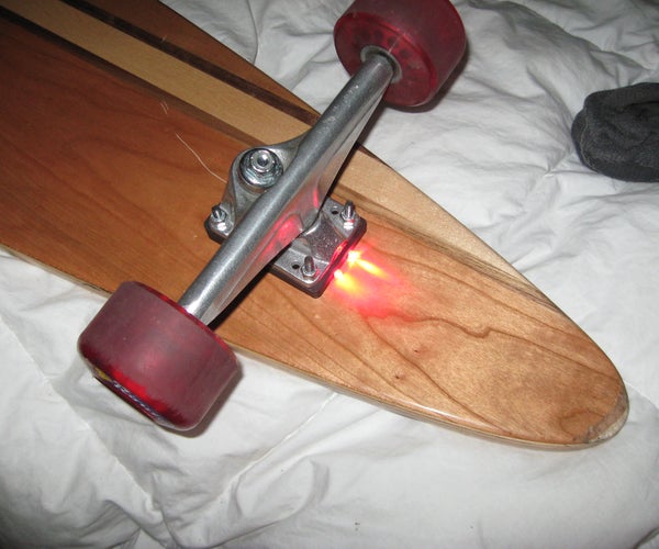 DIY Skateboard Longboard Riser Lights Angled Riser