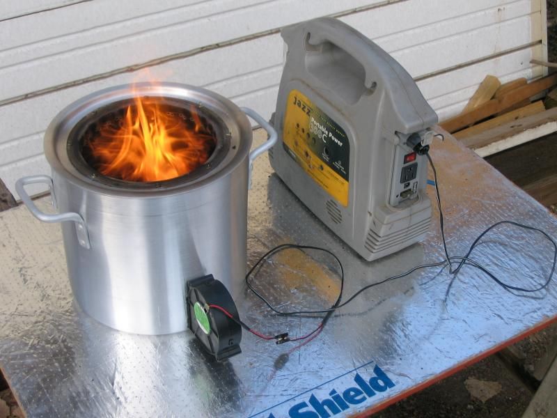 Large Portable Wood Gasifier Stove