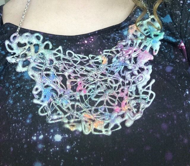 HOT GLUE Statement Necklace!