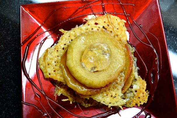 Molecular Apple Pie W/ Goldshlager Orb