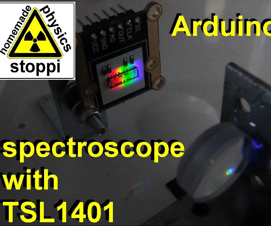 Arduino Spectroscope With TSL1401 and Display : 4 Steps - Instructables
