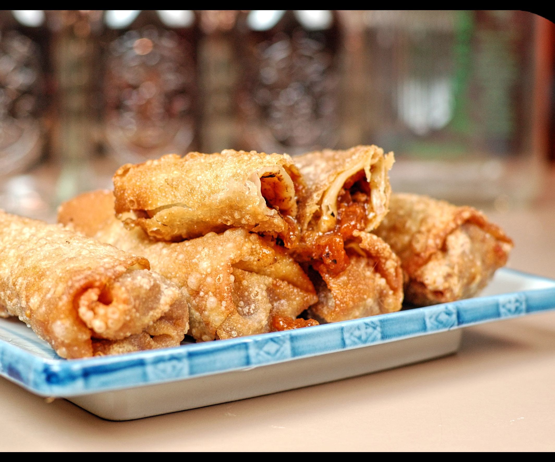 Chili Cheese Egg Rolls